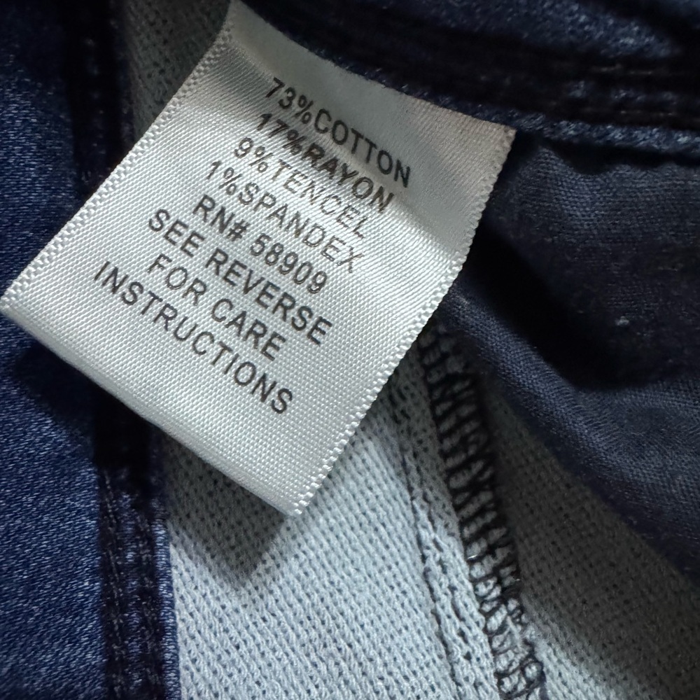 GB Girls Blue Straight Leg Jeans - Picture 6 of 8
